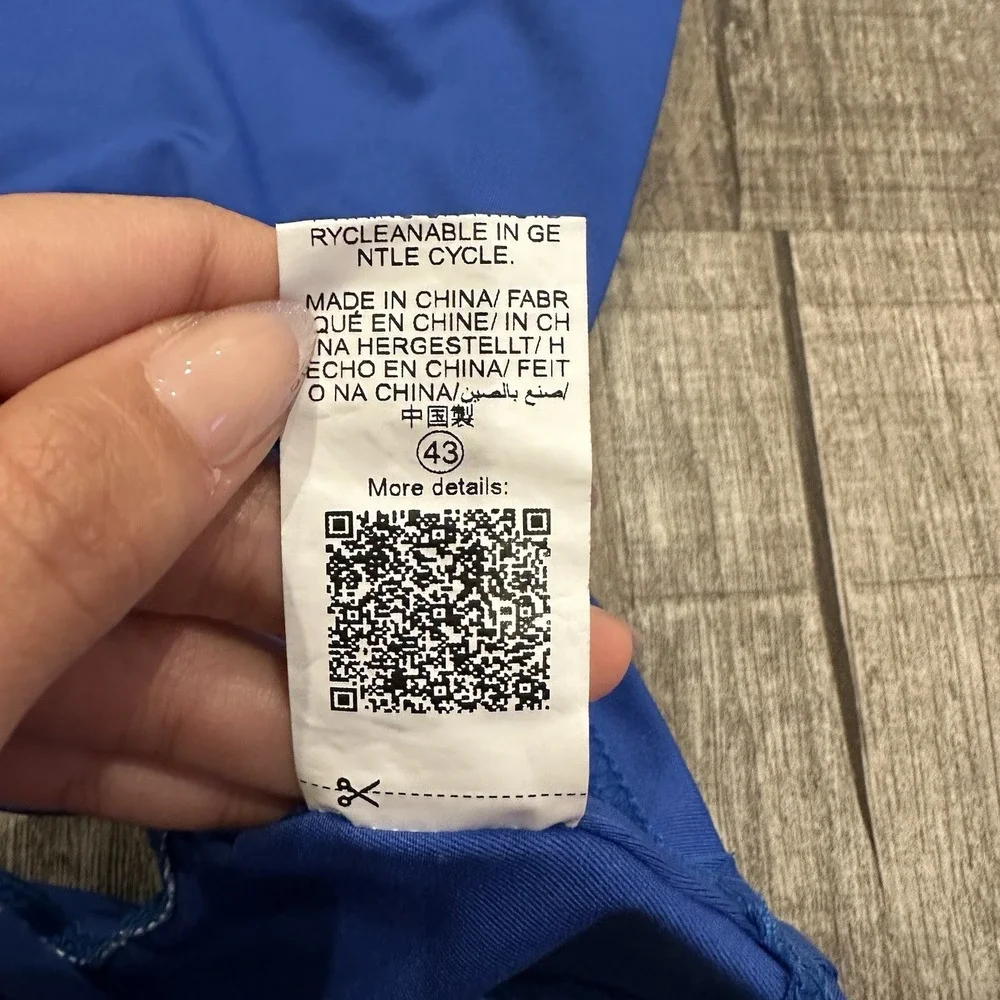 SHEIN Blue Strappy Back Cami‎ Tank Top Size Xs Spaghetti Strap Y2K Club Party - Picture 6 of 7